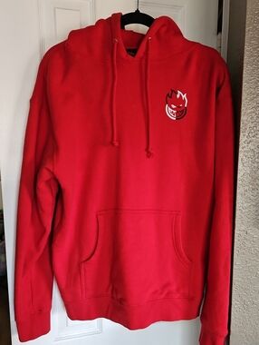 Spitfire Wheels Bighead Pullover Hoodie Red Men's Size Medium